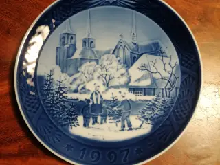 Royal Copenhagen juleplatte 1997