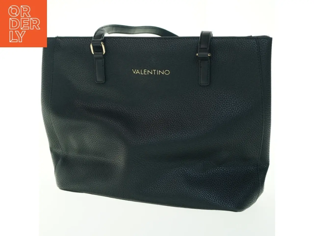 Billede 1 - Sort håndtaske fra Valentino (str. 42x30 cm)