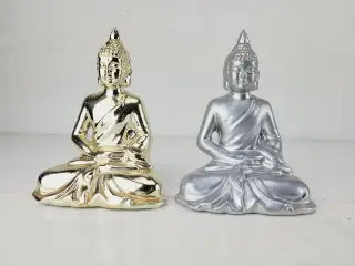 2 stk Buddha figure