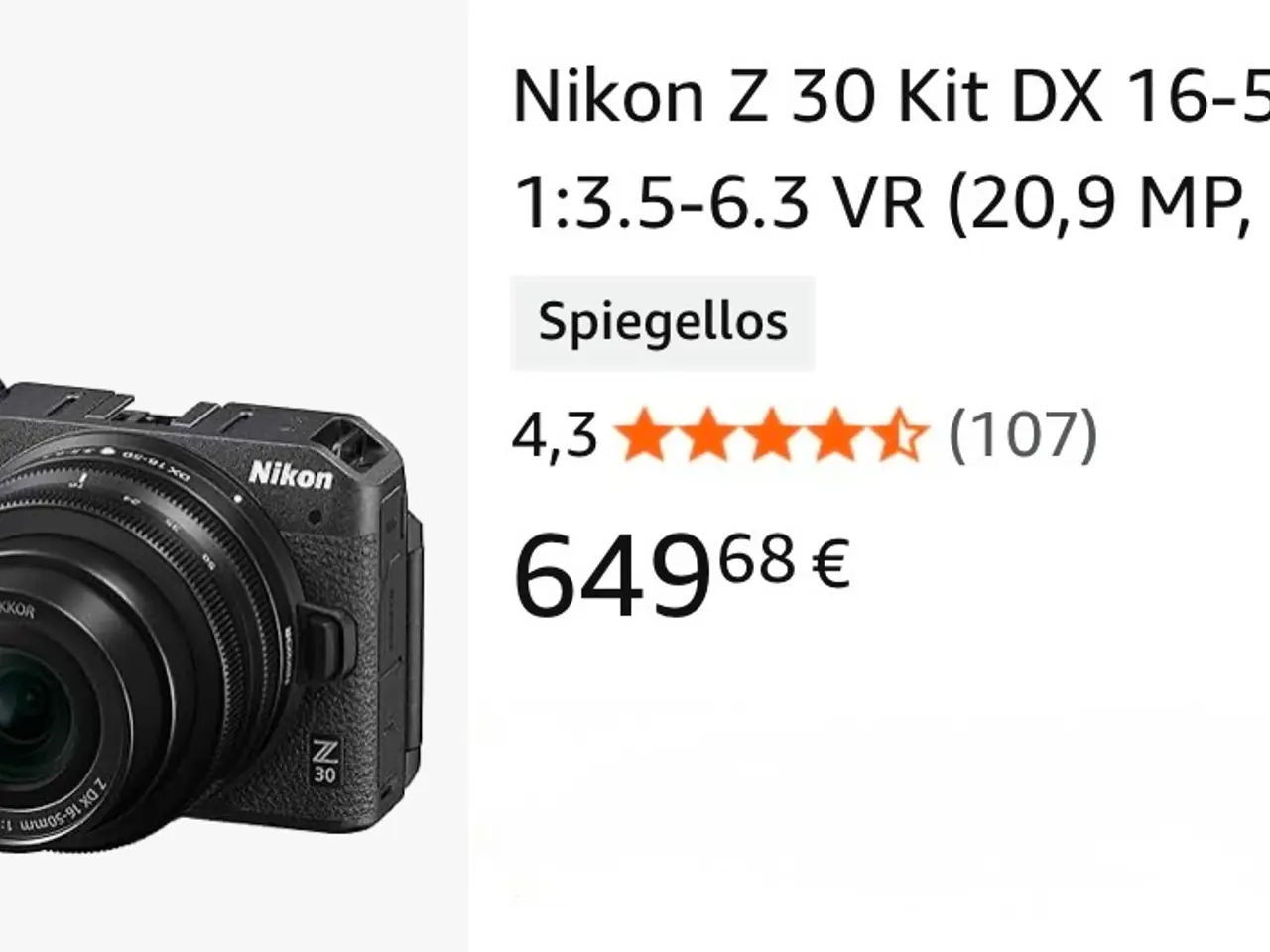 Billede 4 - Nikon Z30 📸