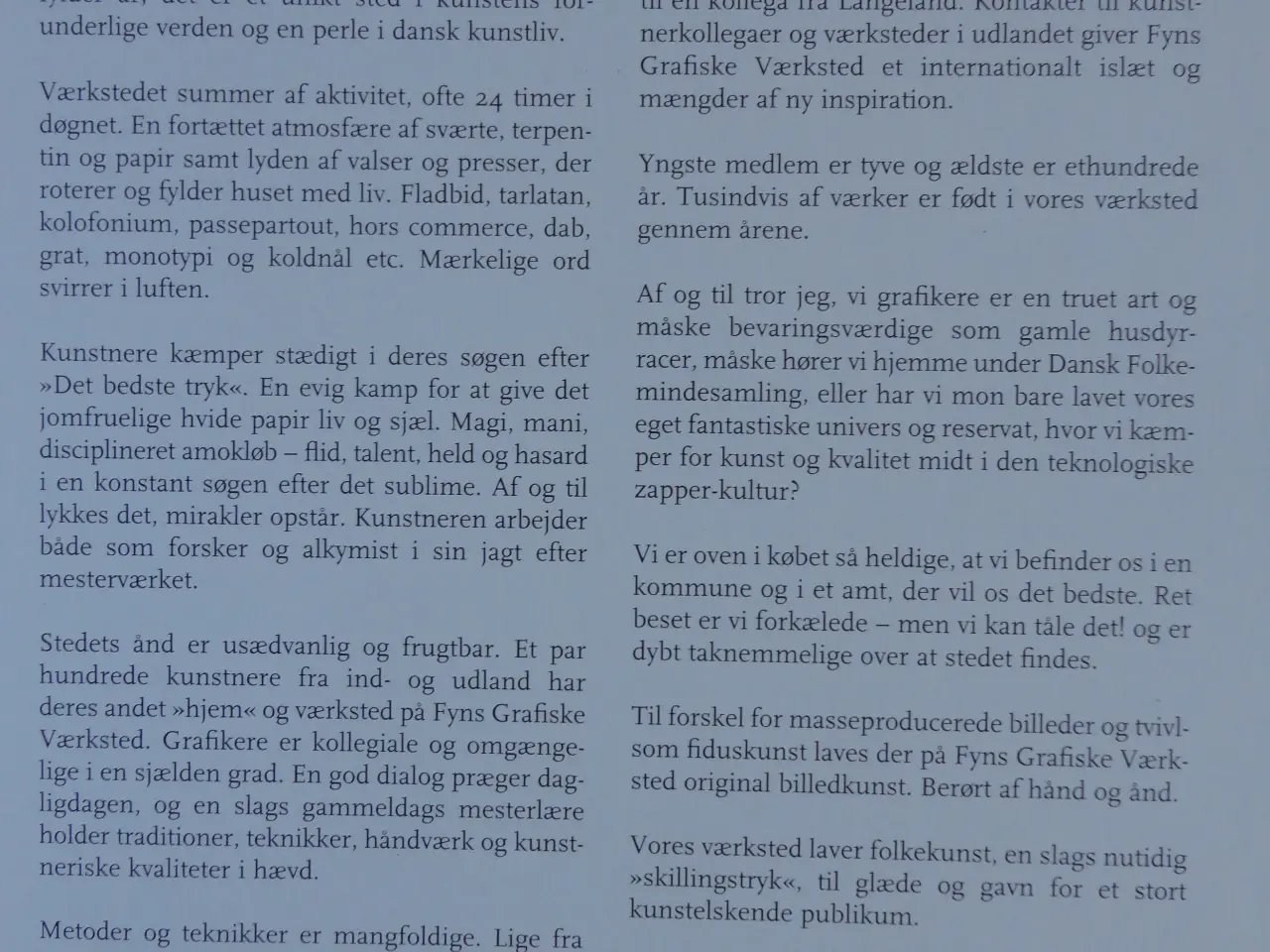 Billede 2 - Fyns Grafiske Værksted 25 år :