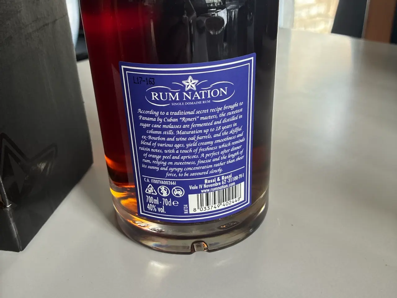 Billede 3 - Rum Nation Panama 18 års rom 70 cl limited edition