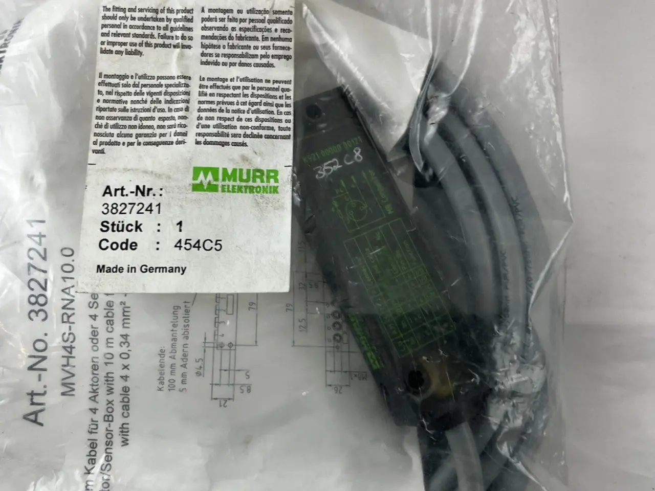 Billede 4 - Murr Elektronik 3827241 Passive Distribution Box