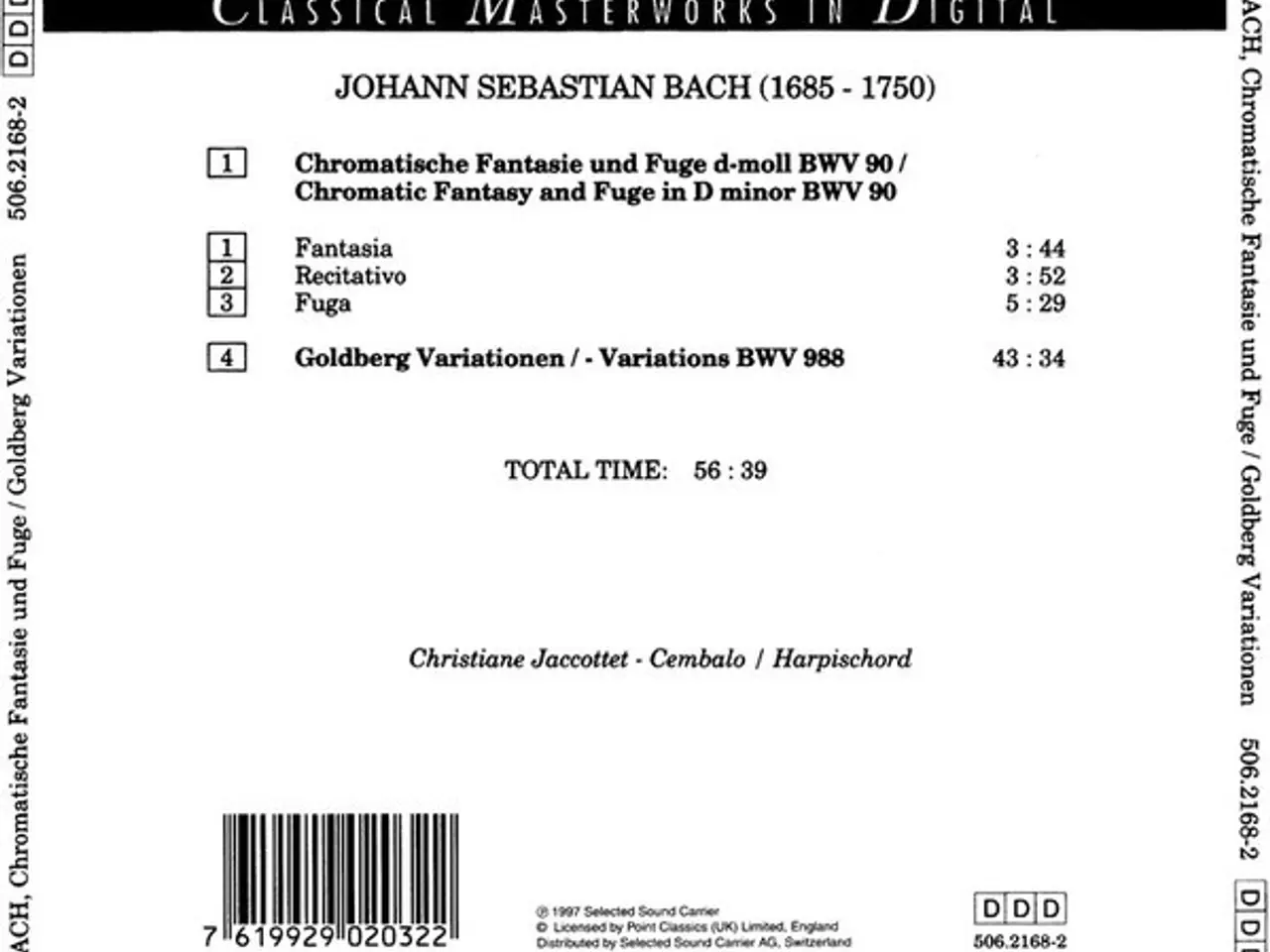 Billede 2 - Johann Sebastian Bach… – Chromatische… – CD