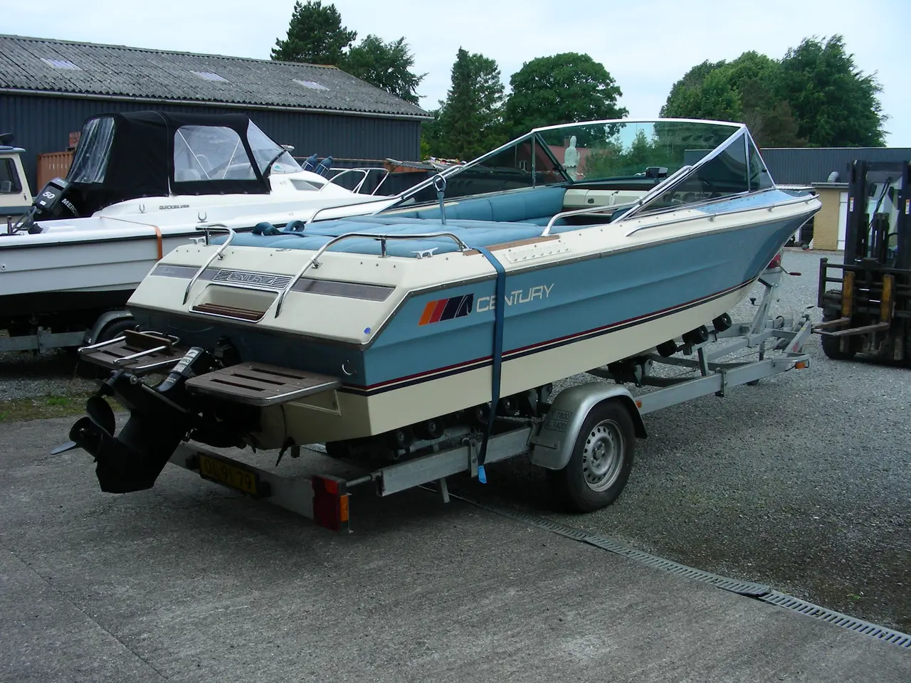 Billede 3 - med Ny V8 motor & indregistreret trailer