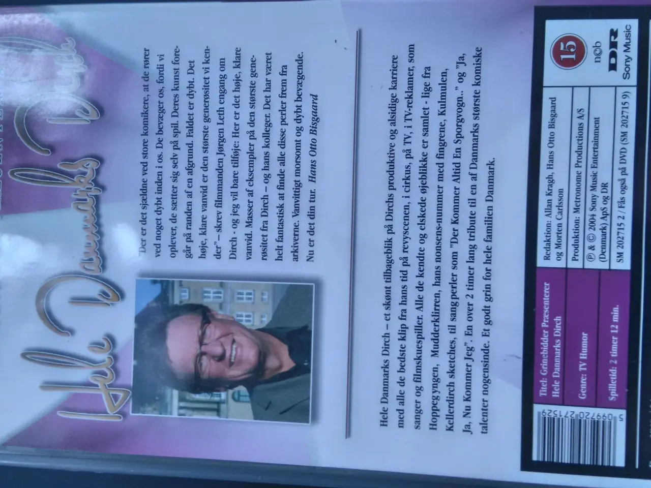 Billede 2 - Dirch Passer  vhs