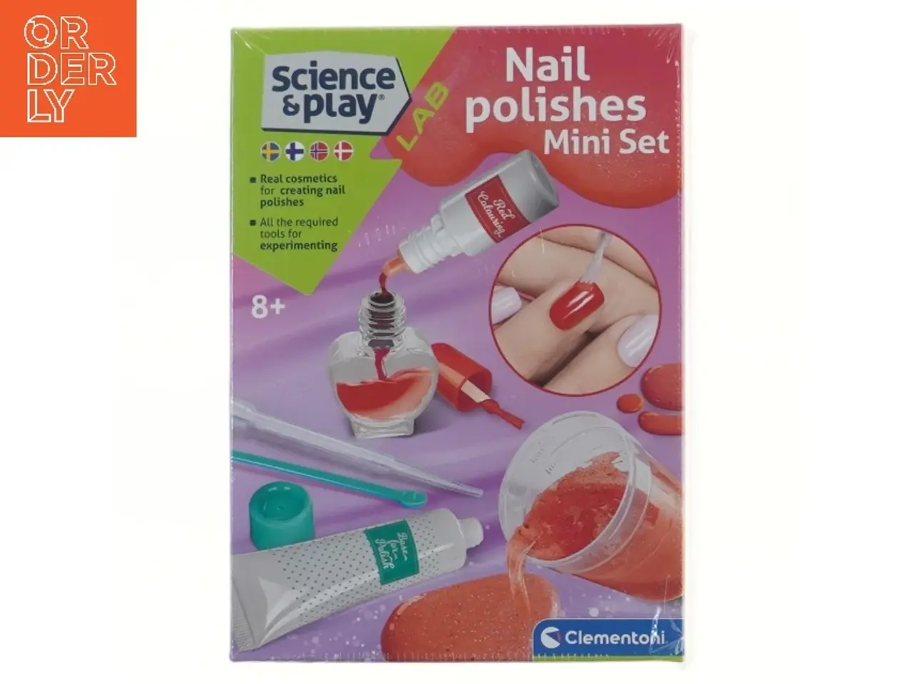 Billede 1 - Science & Play neglelak sæt fra Clementoni (str. 21x15 cm)