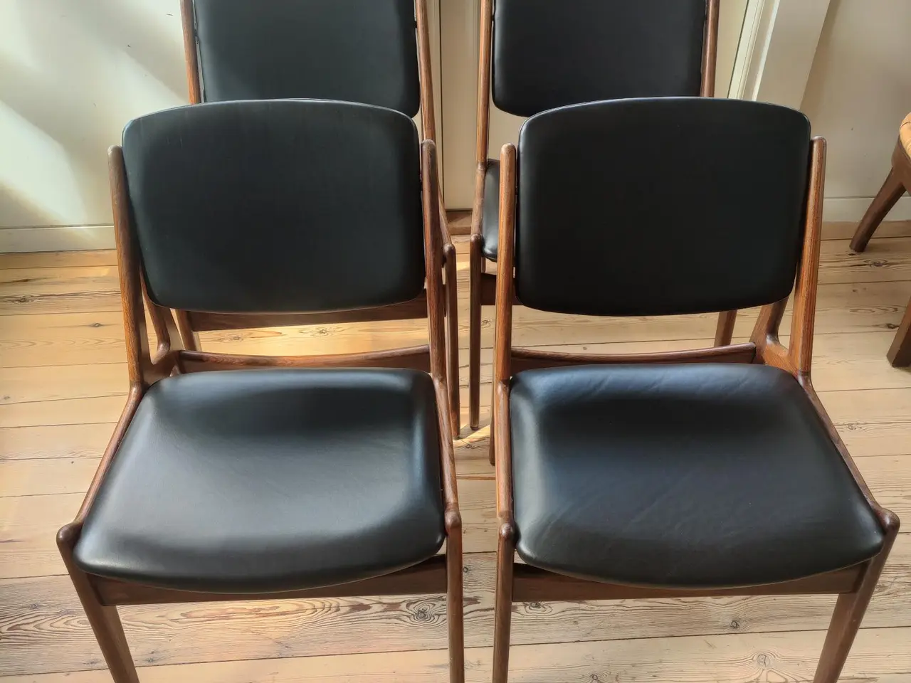 Billede 1 - Arne Vodder spisebordsstole model Ella 4 stk.