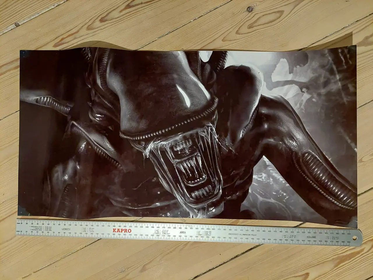 Billede 1 - Alien Xenomorph Sci-Fi Plakat – 30 x 60 cm