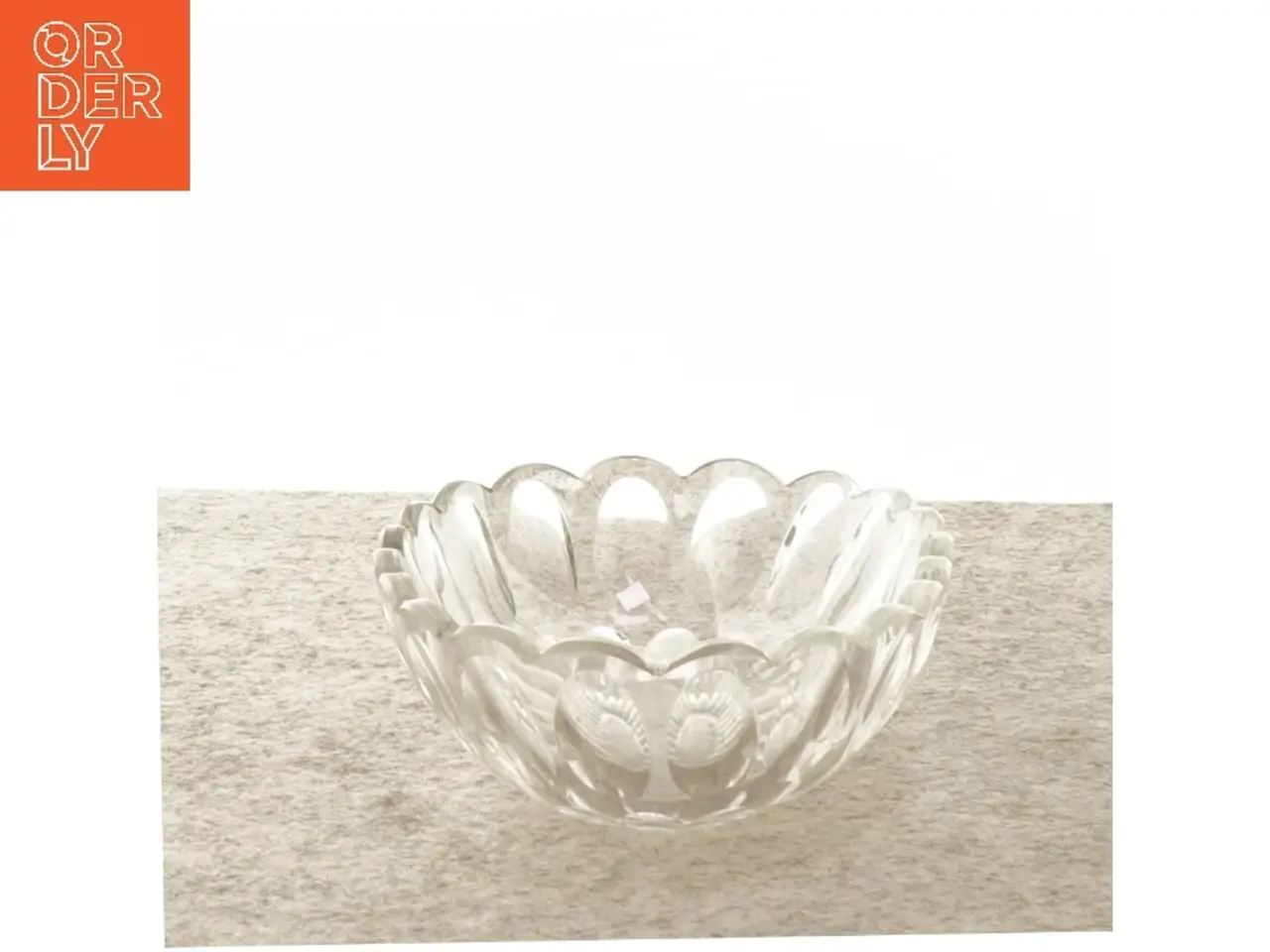 Billede 2 - Skål i krystalglas (str. 13 x 9 cm)