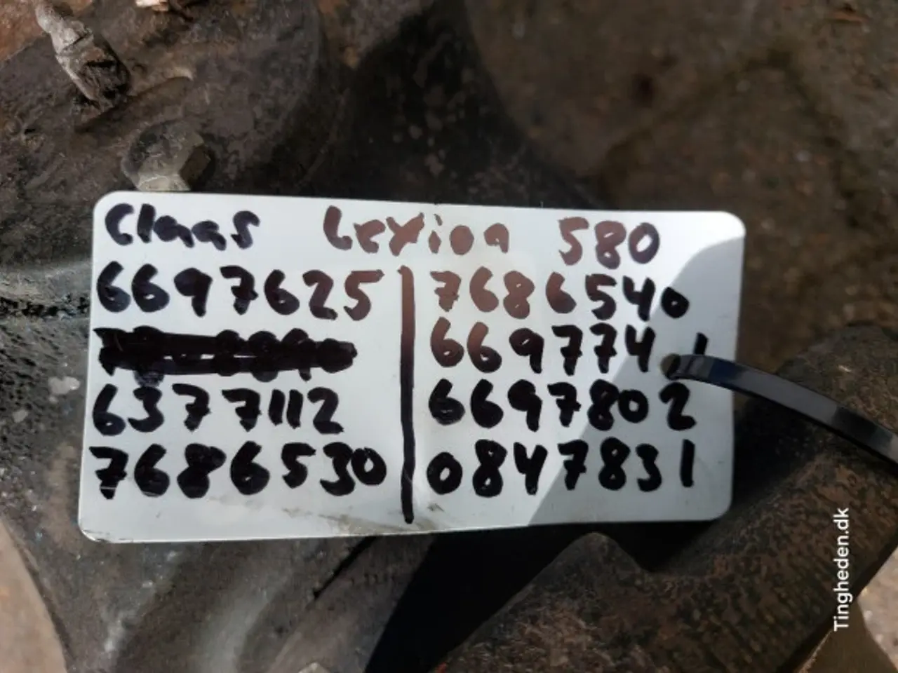 Billede 14 - Claas Lexion 580 Bagaksel 07687051
