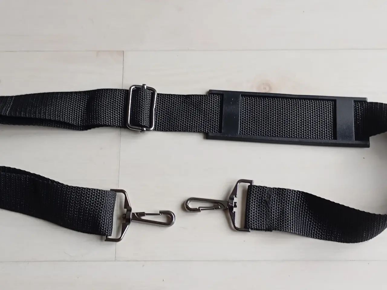 Billede 1 - Skulderrem sort nylon. Ny