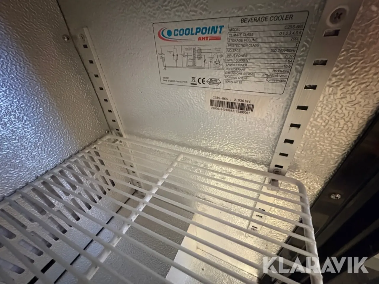 Billede 8 - Displaykøleskab Coolpoint C2BS-865