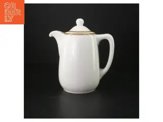 Vintage kaffekande i jernporcelæn (str. 20 cm)