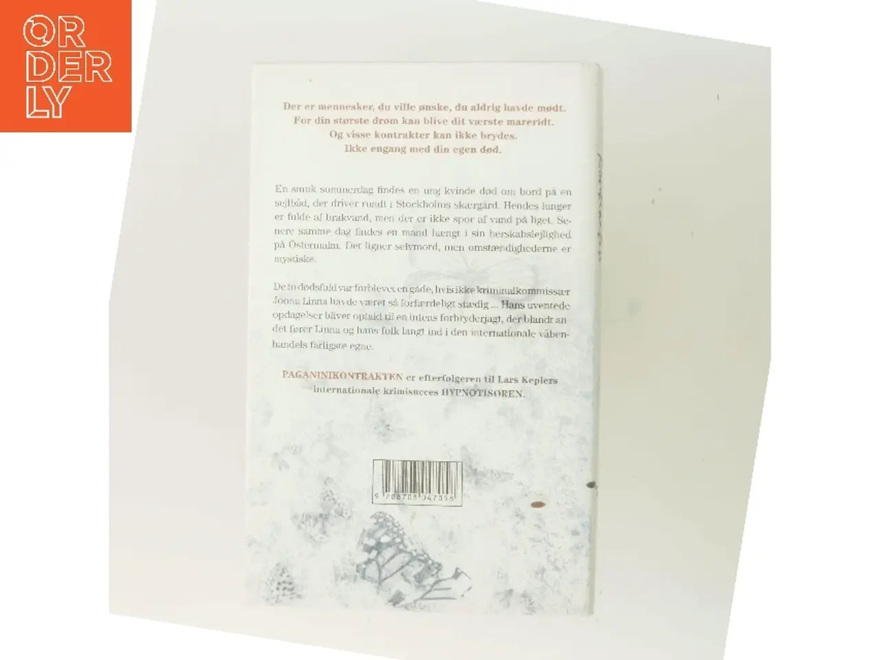 Billede 3 - Paganinikontrakten : kriminalroman af Lars Kepler (Bog)