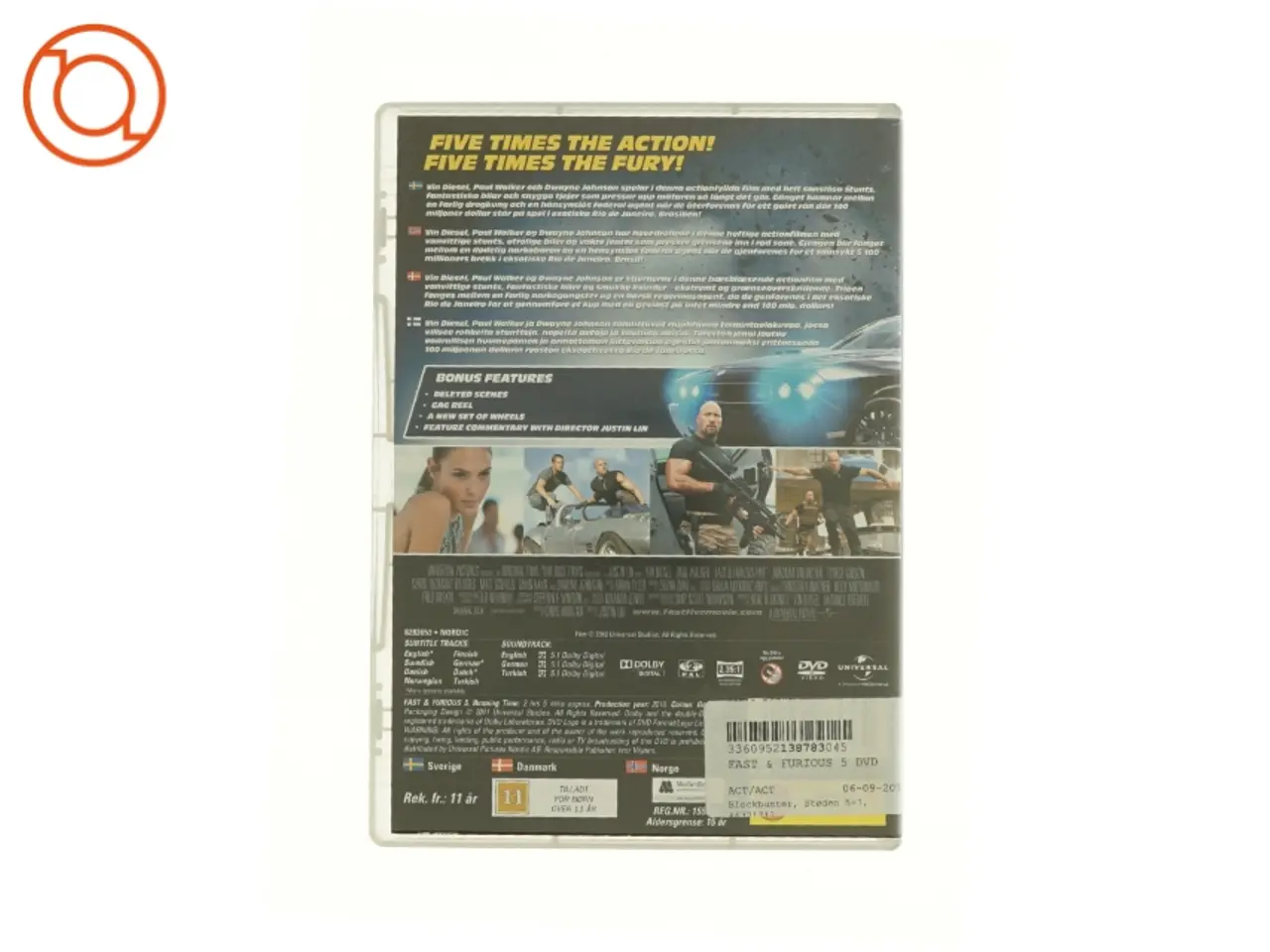 Billede 3 - Fast and furious 5 fra dvd