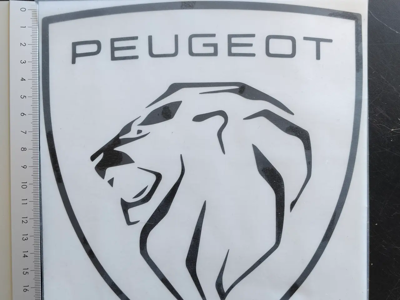 Billede 1 - Peugeot logo klistermærker