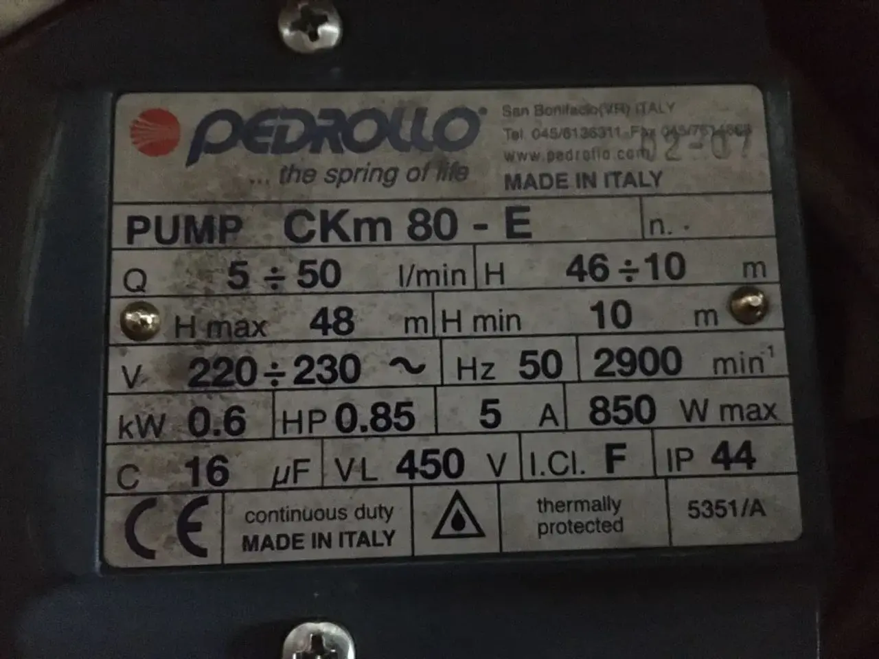 Billede 2 - Dieseloliepumpe
