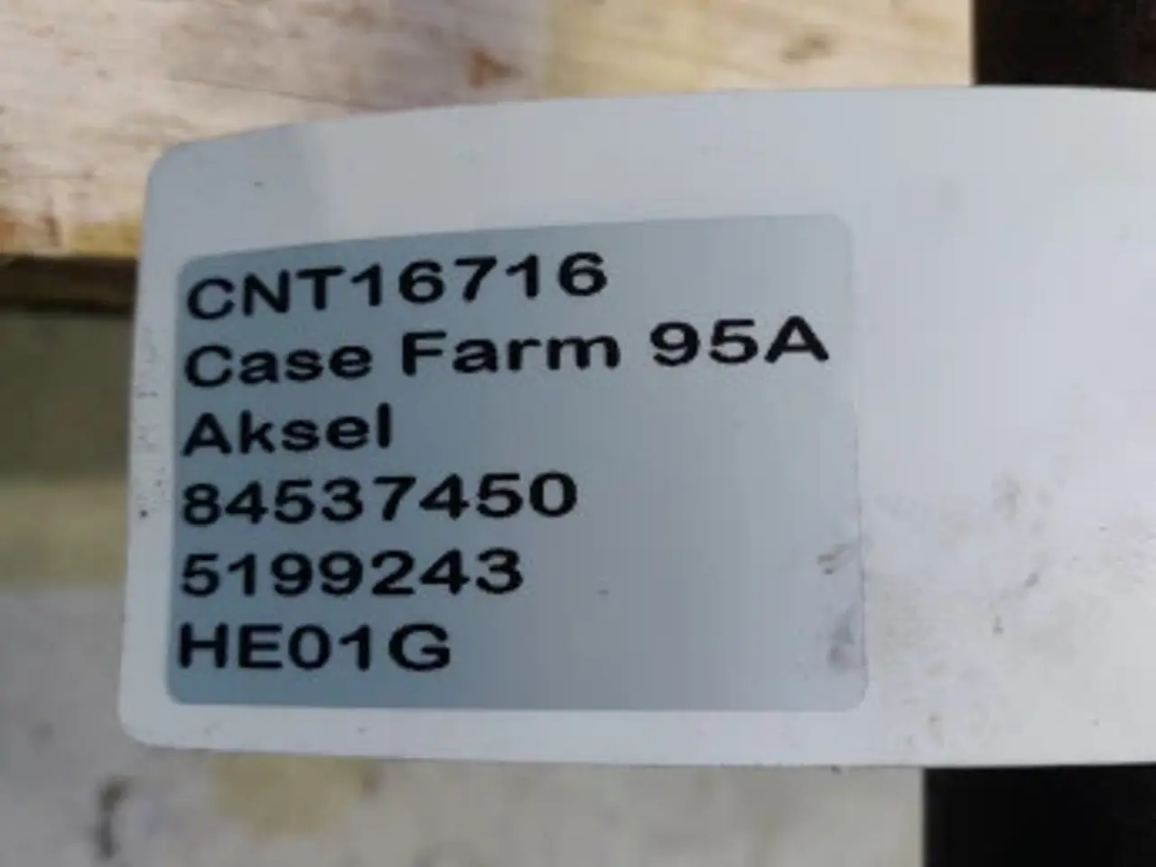 Billede 11 - Case Farmall 95A Aksel 84537450