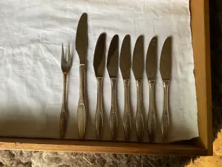 Kongelys Frokostknive, middagsknive mm