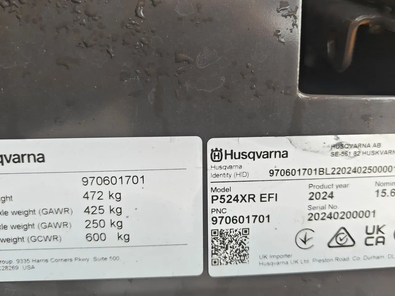 Billede 6 - Husqvarna P524 XR fjernstyret KAN FJERNSTYRES