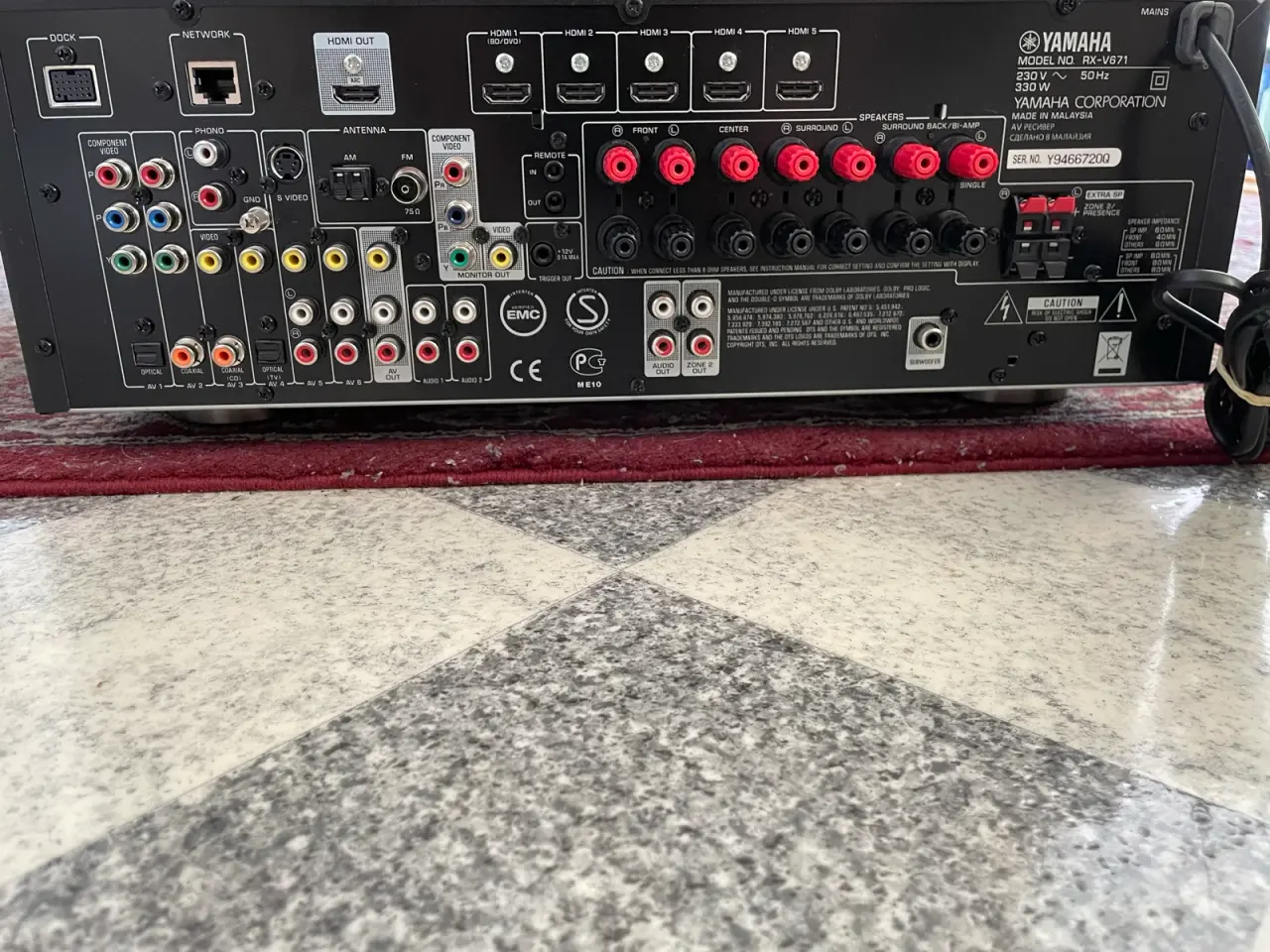 Billede 4 - YAMAHA surround receiver