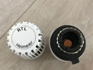 2 stk. HELT NYE Heimeier RTL termostathoveder – T