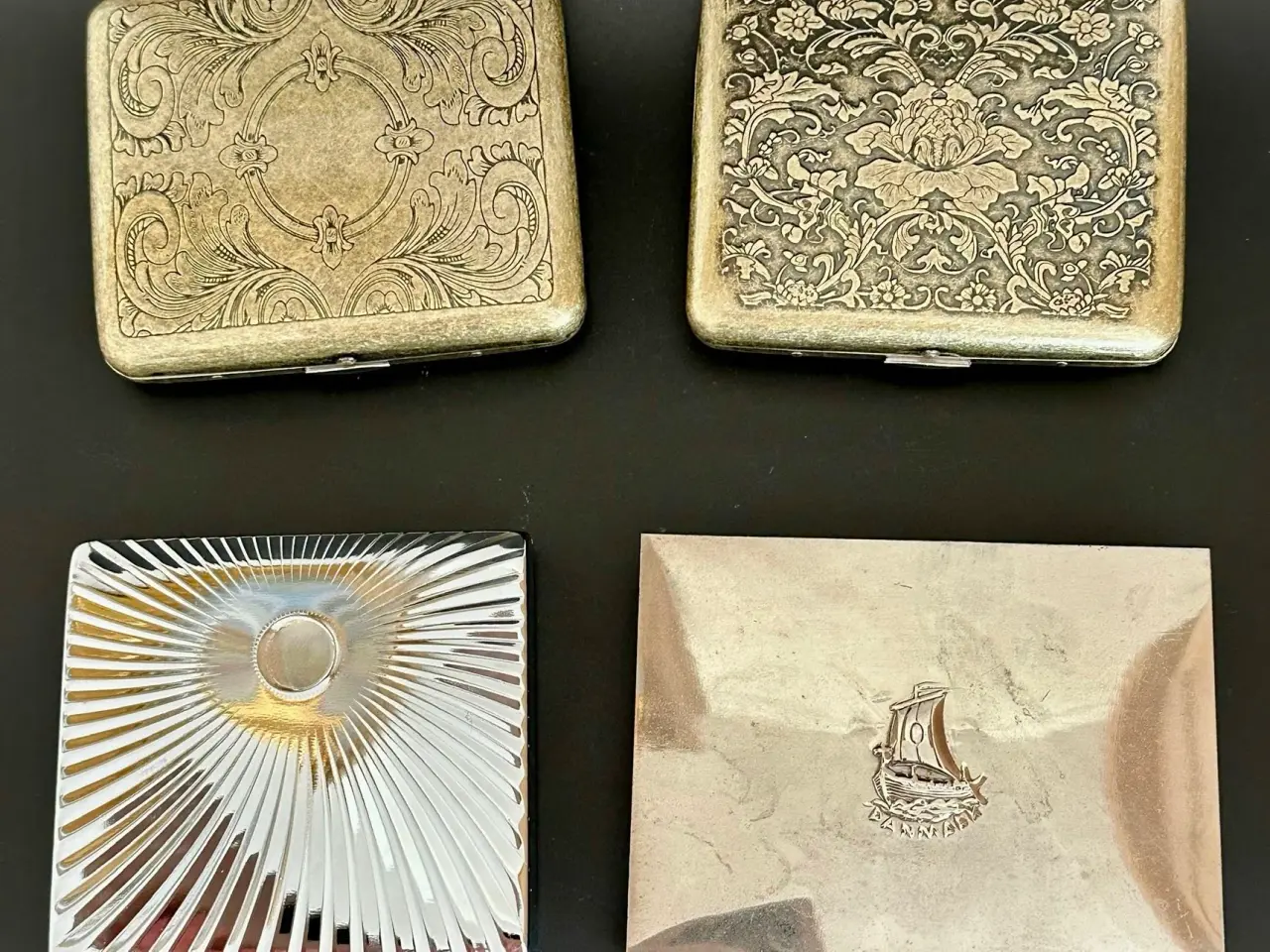 Billede 1 - Retro/vintage forskellige cigaretetui sælges