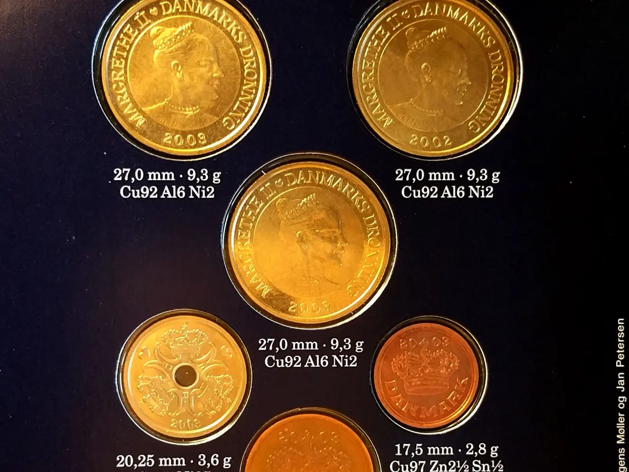 Billede 3 - DET KGL MØNTSÆT 2003 med Børsen, Århus + Alm 20kr
