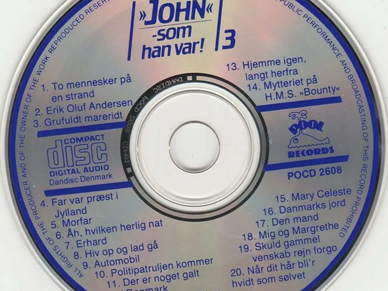 Billede 4 - John Mogensen – "John" - Som Han Var! 3 – CD