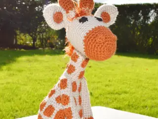 Naturtro hæklede giraffer