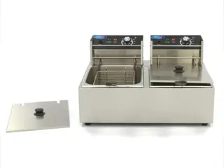 Elektrisk Friture Dobbelt 2 x 6L MAXIMA 9364951