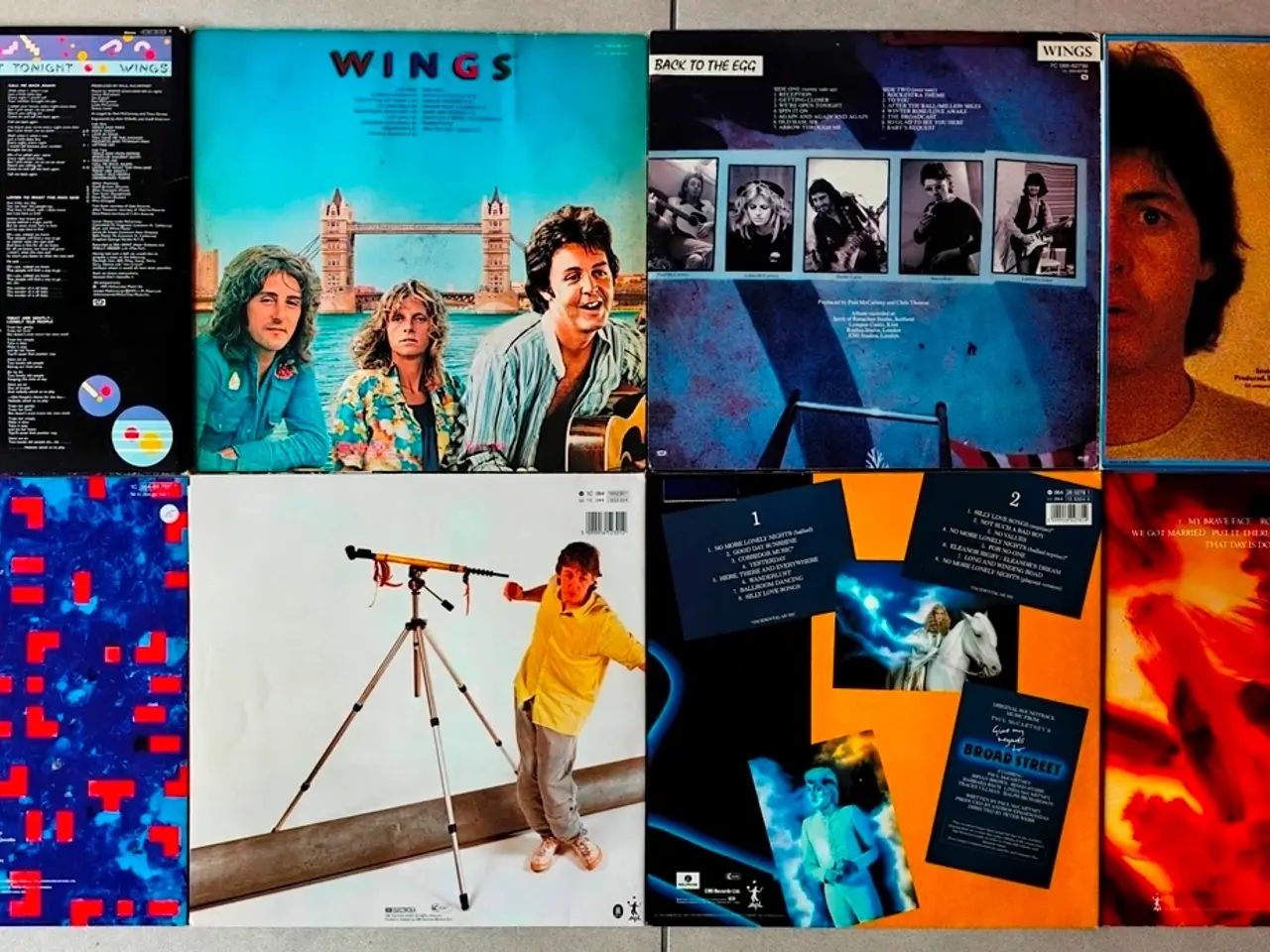 Billede 2 - Paul McCartney & Wings, 8x LP