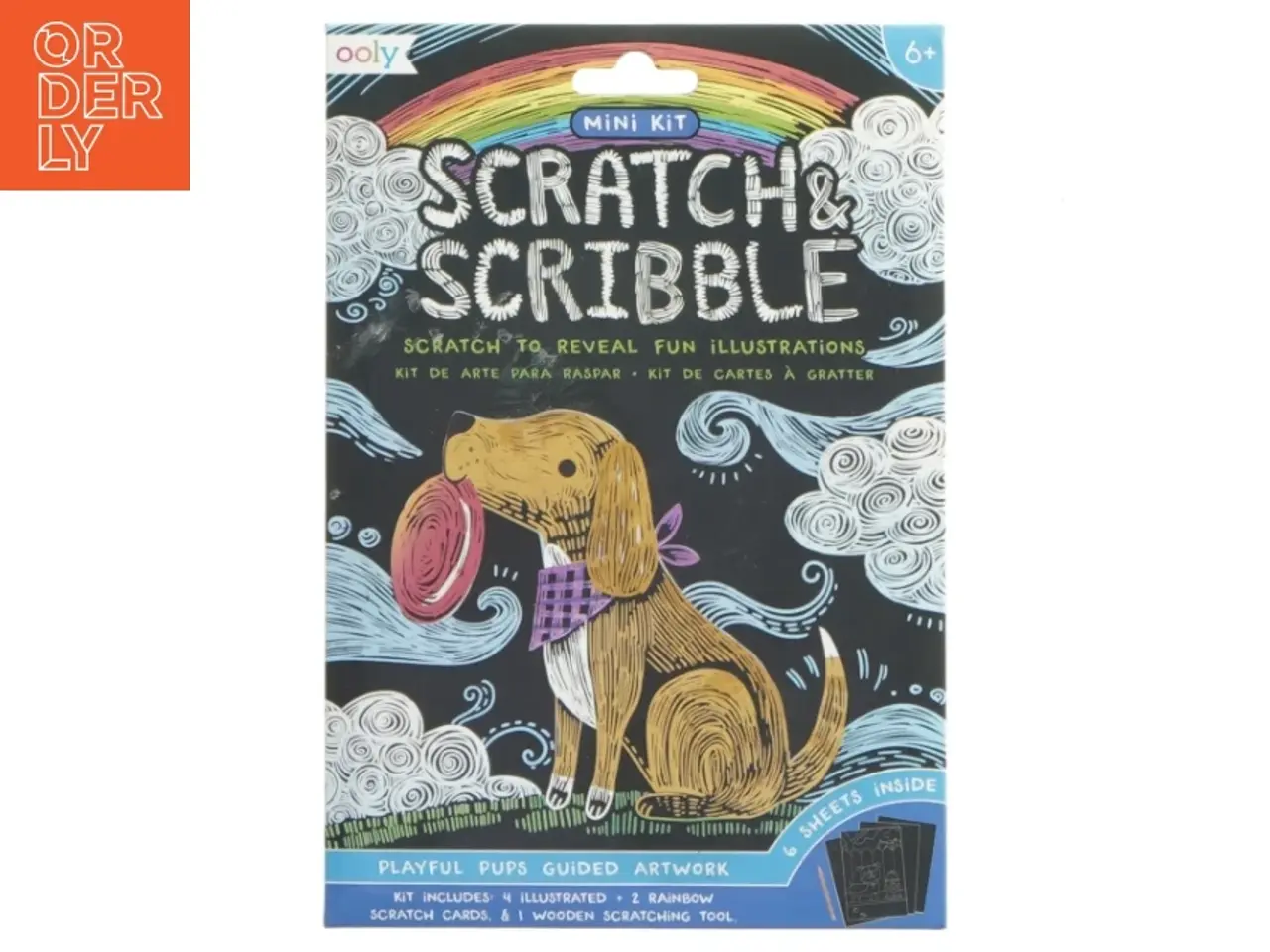 Billede 1 - Scratch & Scribble Mini Kit fra Ooly (str. 18x12,5 cm)