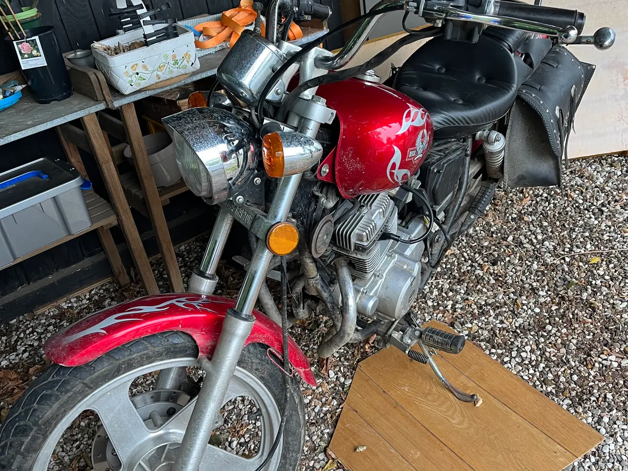 Billede 3 - Motorcykel DADYW DD150E, Rød