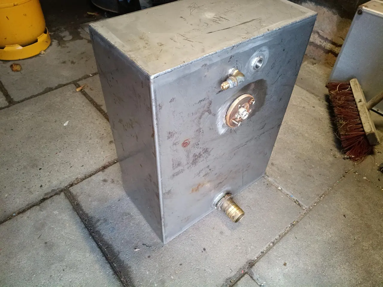 Billede 2 - Rustfri tank L 50 cm B 38 cm H 20 cm