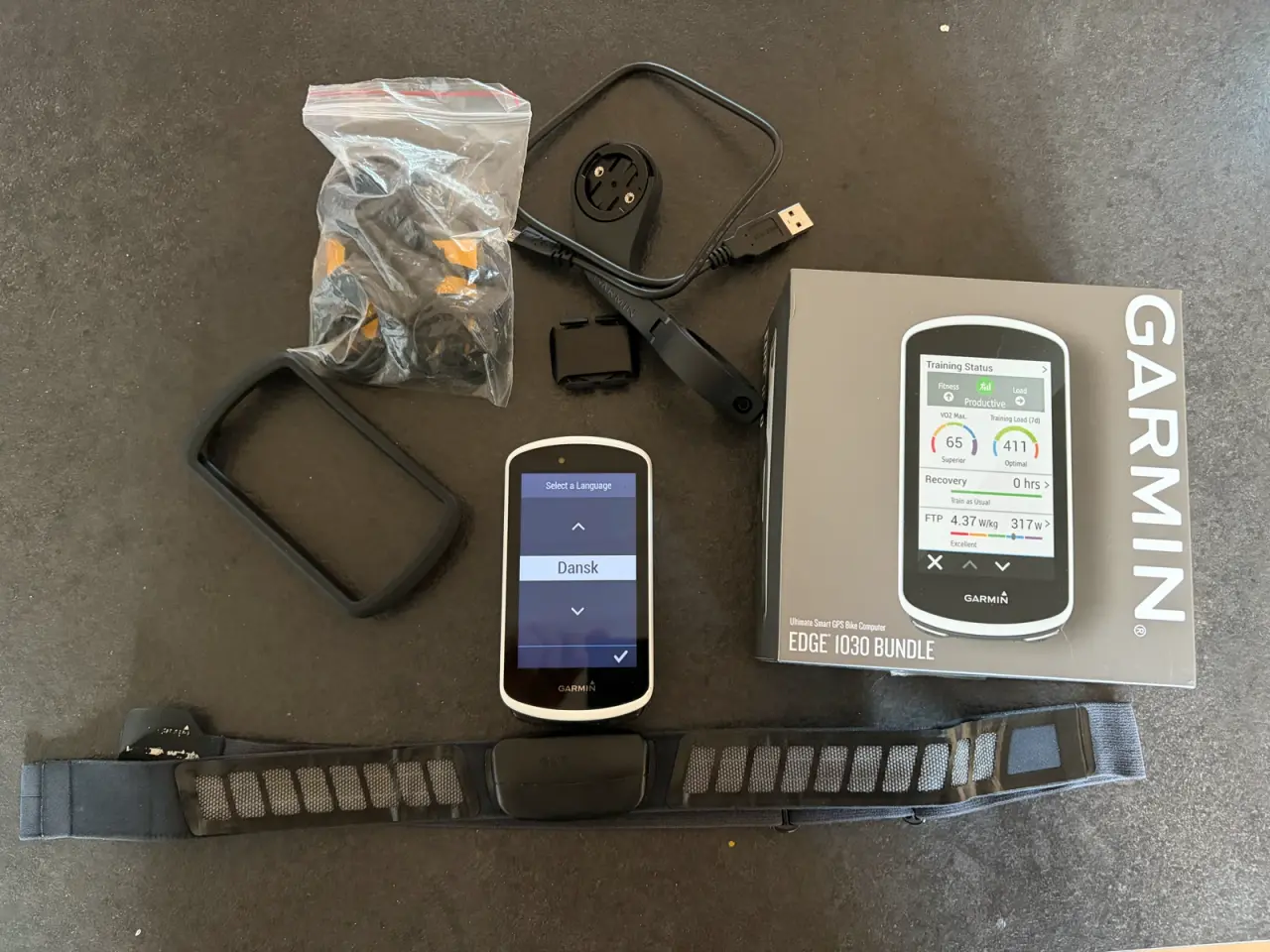 Billede 1 - Garmin Edge 1030 cykelcomputer bundle