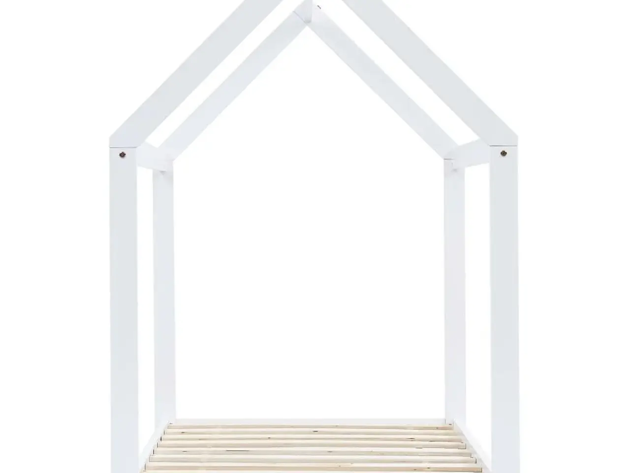 Billede 4 - Sengestel til børneseng 90 x 200 cm massivt fyrretræ hvid