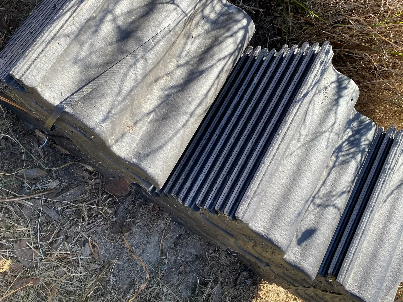 Billede 2 - Cementtagsten ubrugte