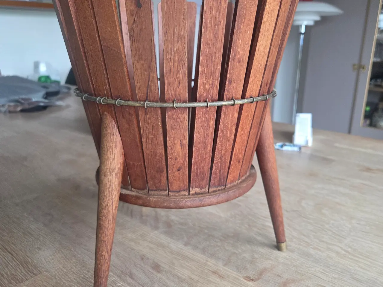 Billede 2 - Teak Urtepotteskjuler retro