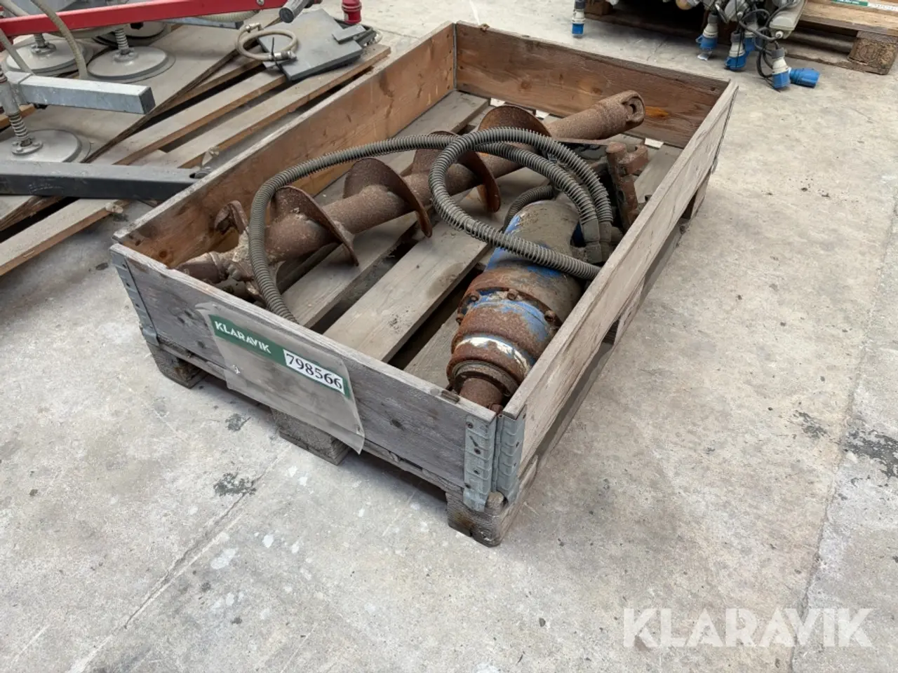Billede 2 - Hydraulisk jordbor 1 styk