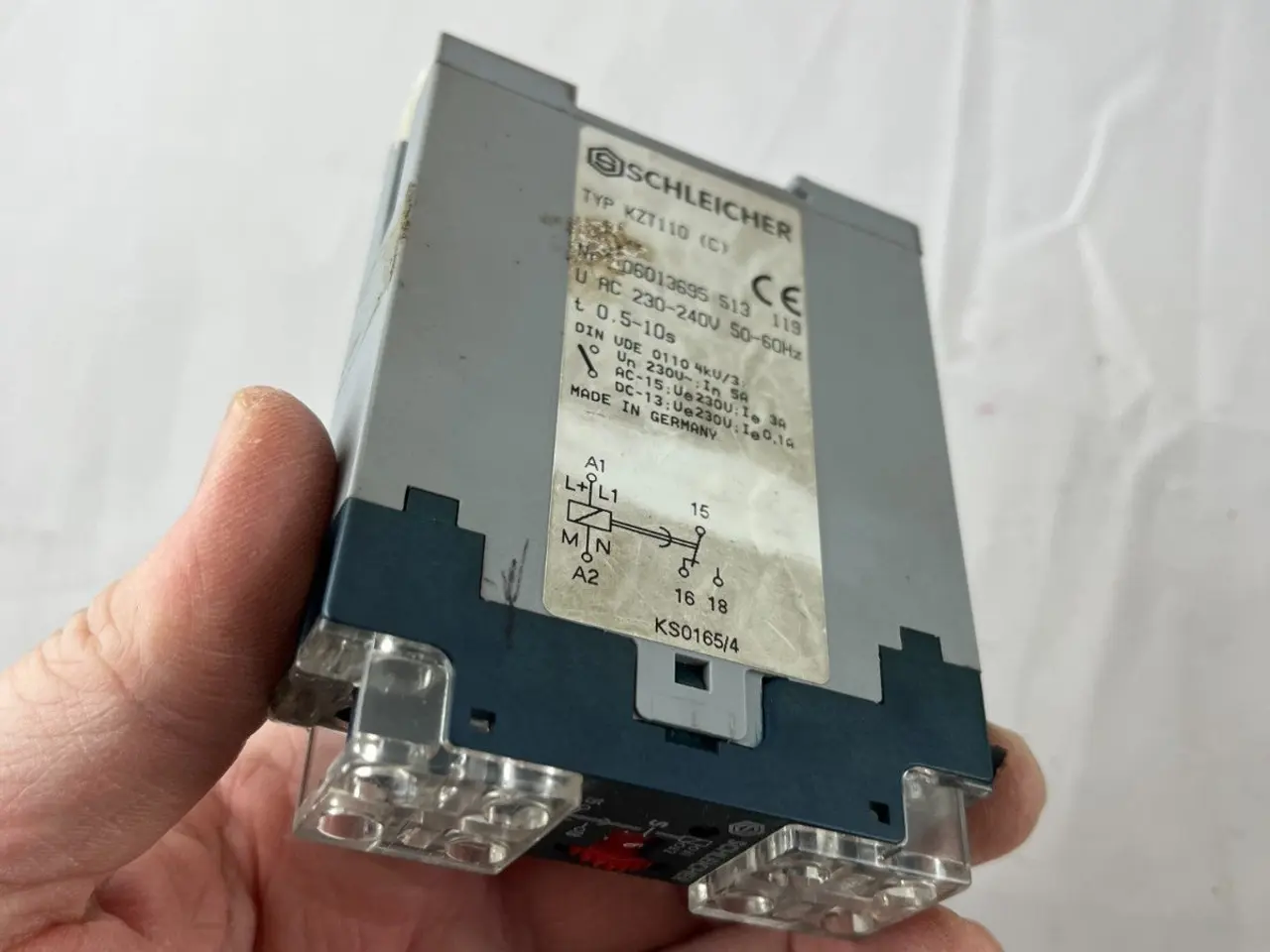 Billede 5 - Schleicher KZT110 (C) Time Delay relæ 230-240V