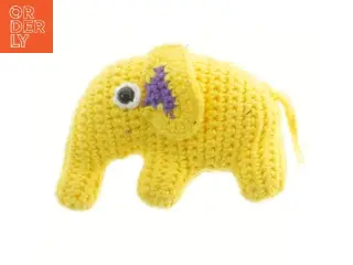 Hæklet elefant legetøj (str. 10 cm)