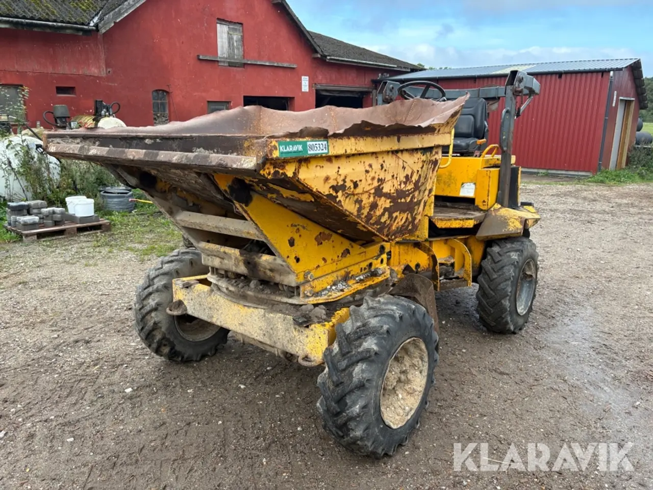 Billede 1 - Dumper Thwaites MACH 876/2 knækstyret med drejetip - 2 tons