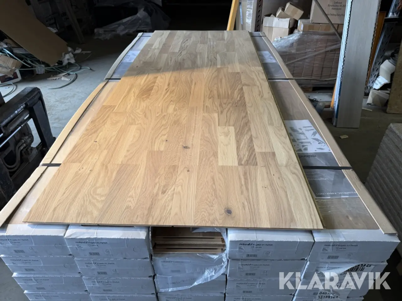 Billede 5 - Gulv Moland Parket Living Eg UV-matlak, hvid  127,2m2