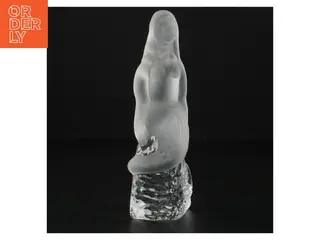 Havfruefigur i glas