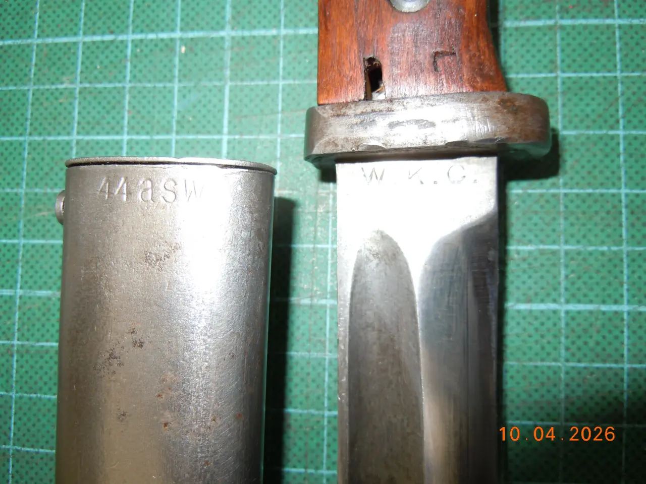 Billede 2 - Bajonet, tysk, 84/98 model, med stålskede