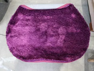 Gulvtæppe COZY-EASY Dark Purple Ø120
