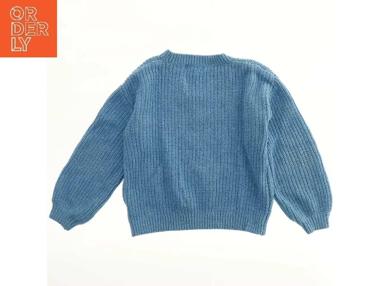 Billede 1 - Blå striktrøje fra H&M (str. 140)