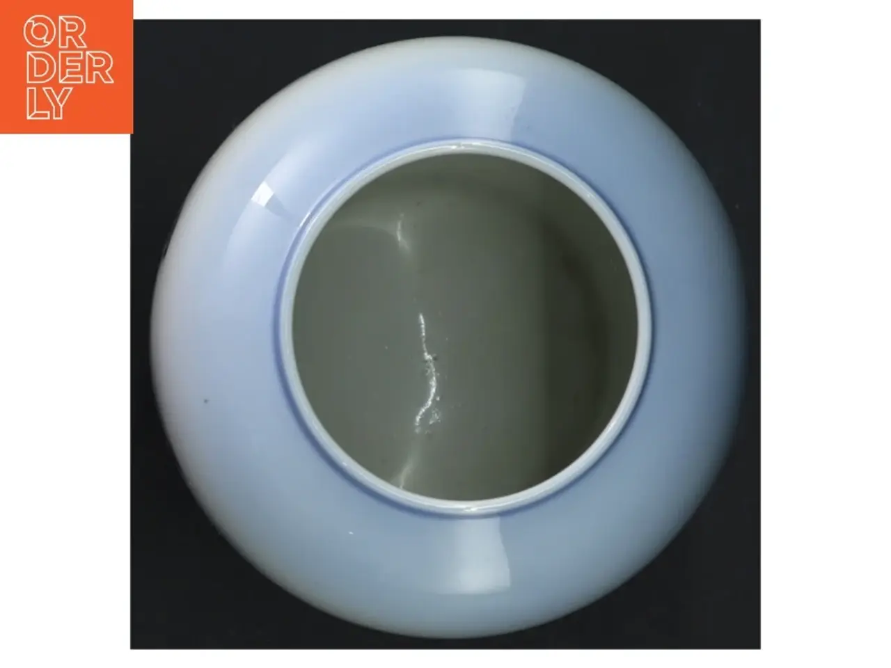Billede 3 - Håndmalet Lyngby Porcelænsvase (str. H 17 cm)